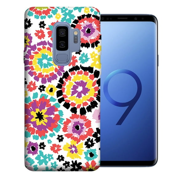 MUNDAZE For Samsung Galaxy S9 Plus Fiesta Flowers Design TPU Gel Phone Case Cover
