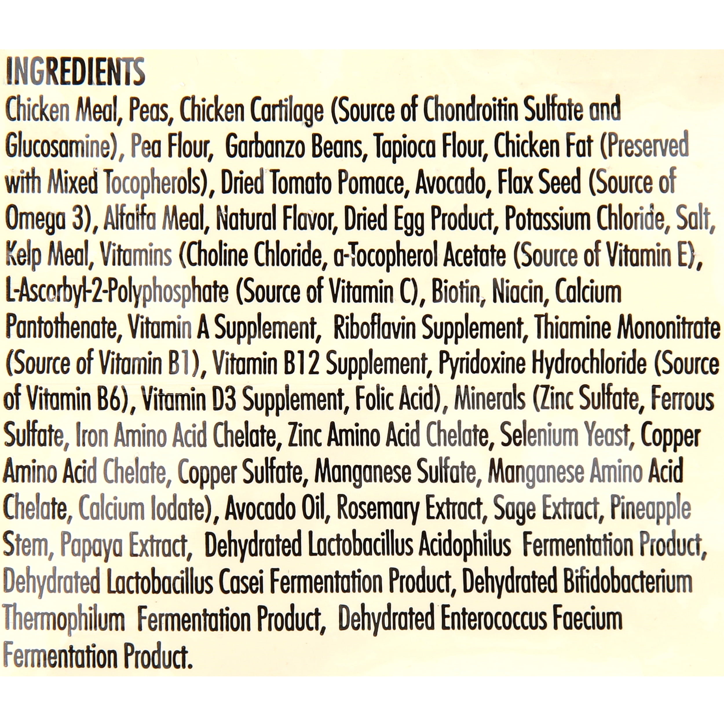 AvoDerm Joint Health Grain Free Chicken Meal Dry Dog Food 4LB