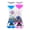 Blue Pink, variant on opvise Double Heart Liquid Motion Bubble Drip Oil Hourglass Timer Clock Kids Toy Gift Red Pink