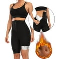thumbnail image 4 of Pantalones cortos deportivos para mujer, pantalones de , termo sudor, muslo, Body , gimnasio, Fitness , 4XL 5XL 54-57cm, 4 of 10