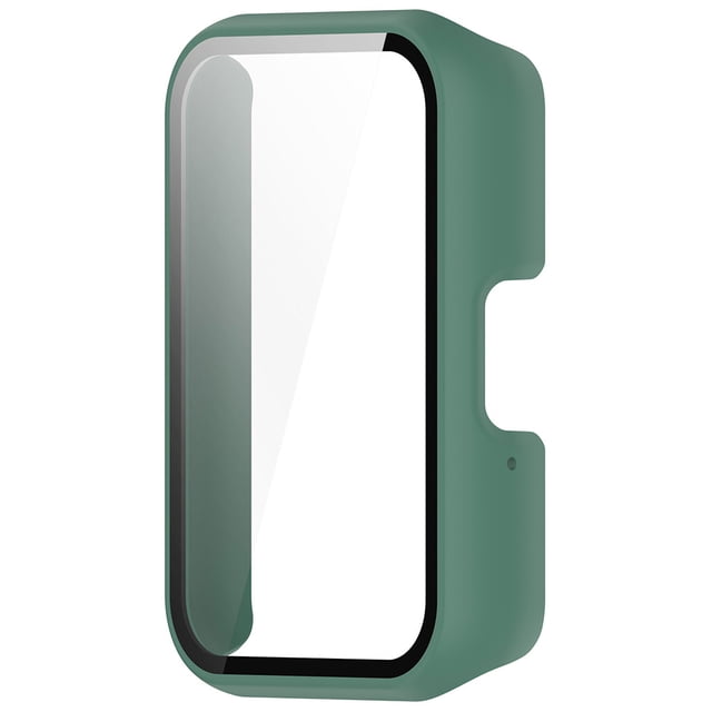 Protector Pantalla Reloj Caja PC Con Vidrio Tempe Anticaída A Prueba Polvo para Galaxy Fit 3 Rojo