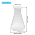 thumbnail image 2 of Unique Bargains 500ml Plastic Erlenmeyer Flask, 1 Pack Wide Mouth Conical Flask for Laboratory, Clear, 2 of 6
