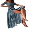 thumbnail image 3 of Julycc Women‘s Strapless Maxi Dress Summer Off Shoulder Tube Long Sleeveless Sundress, 3 of 3