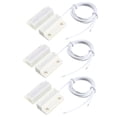 thumbnail image 1 of Unique Bargains 3pcs MC-38 Surface Mount Wired NO Door Sensor Alarm Magnetic Reed Switch White, 1 of 1