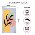 thumbnail image 2 of 1 pieza de toalla de playa de fibra ultrafina de doble rizo con varios estampados, toalla de playa, chal de baño y bloqueador solar Vhermosa BST3051600-1, 2 of 5