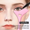 thumbnail image 3 of Silicone Eyeliner Stencil Tool, Reusable Wing Tip Makeup Guide for Eyeliner and Lipstick Application, 3 of 7