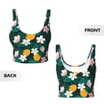 thumbnail image 6 of Uemuo Tropical Fruit Pattern Women's Sports Bra - High Impact Support, Breathable, and Comfortable Athletic Bra for Running, Yoga, and Workouts, 6 of 9