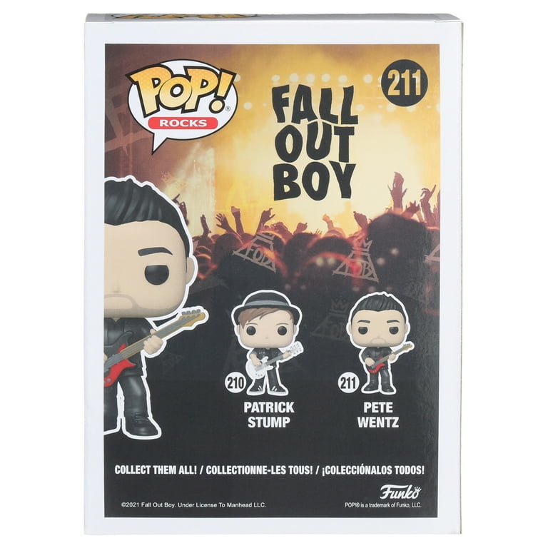 Pete Wentz Signed Official Fall Out Boy Funko Pop Vinyl Figure Beckett
