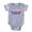 Heather Grey, variant on CafePress - CANINE AMERICAN_Bl - Cute Infant Baby Football Bodysuit