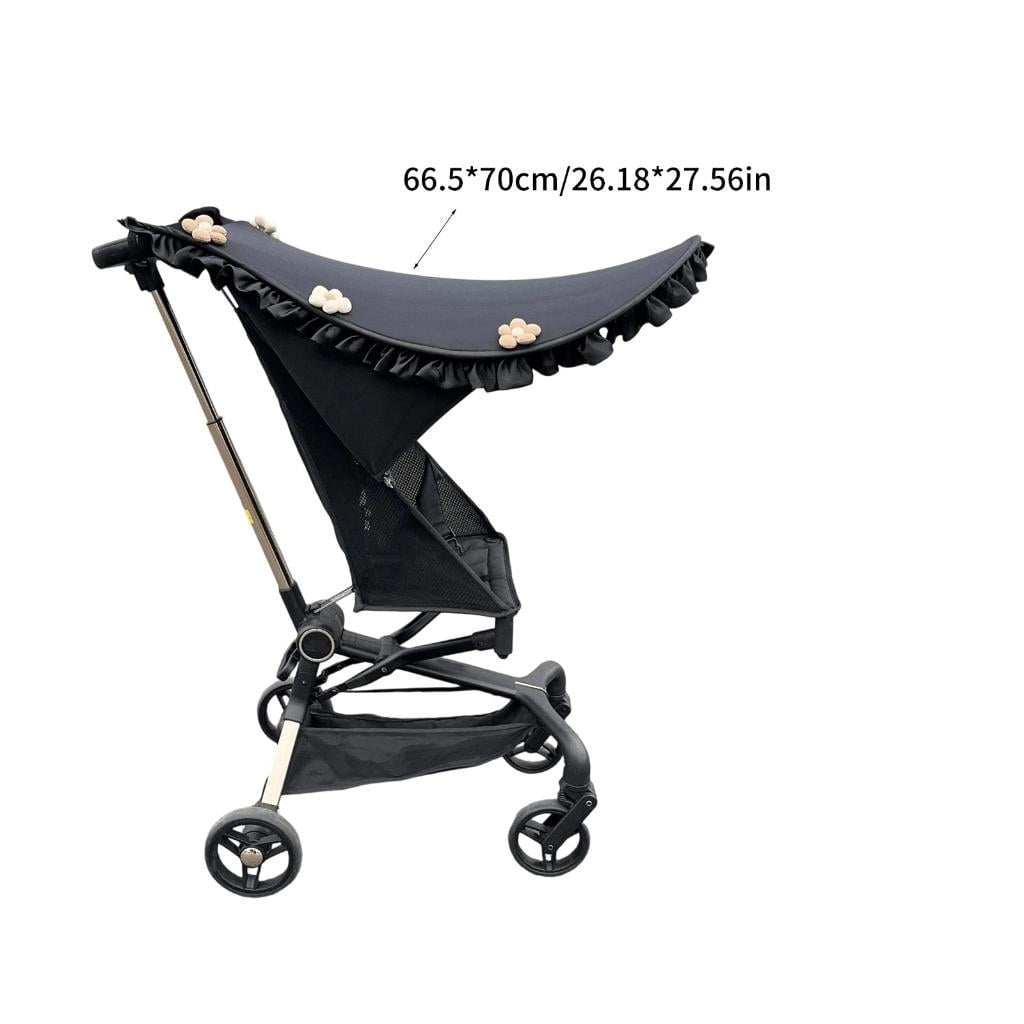 Infant Strollers Sunshade Canopy Sun Protections Pushchair Cart Awning for Daily Park Walking and Shopping Trip