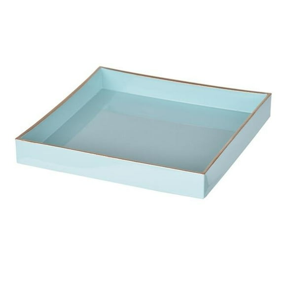 Lovely Mimosa Blue Square Tray