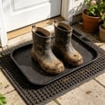 thumbnail image 4 of Raindrops Rectangular Marrón Para Botas Con Antideslizante Para Uso En Interior Y Exterior, 4 of 8