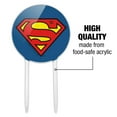 thumbnail image 6 of Acrylic Superman Classic S Shield Logo Cake Topper Party Decoration for Wedding Anniversary Birthday Graduation, 6 of 7