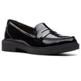 thumbnail image 2 of Zapatos Clarks Westlynn Ayla Mocasín Negro Charol Talla 9 Ancho, 2 of 8