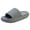 Grey, variant on Unisex Pillow Cloud Slippers for Women and Men, Thick Sole Ultra Cushioned Arch Support Slides, Non-Slip Quick Drying Open Toe Shower Sandals, Foot Pressure Relief House Shoes for Daily Use