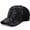 Black, variant on Stylish Women's Summer Baseball Cap with Rhinestone Embellishment for Outdoor Sun and Fashion Black,One Size