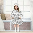 thumbnail image 7 of joogoo Blanket Hoodie for Bows Oversize Sweatshirt 3-14 YR L, 7 of 7