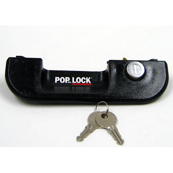 Fits 1995-2004 Toyota Tacoma Pop & Lock Tailgate Lock PL5100 Locks Tailgate Handle; Manual; Black; Plastic; Direct-Fit