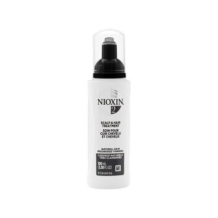 Nioxin System 2 Scalp Treatment - Natural Hair Progressed Thinning 100ml / (Best Natural Scalp Treatment)