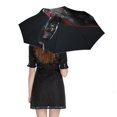 thumbnail image 5 of POBUDS Windproof Automatic Umbrella – Steel-Carbon Fiber Frame, UV-Blocking Black Coating Inside, Auto Open/Close - Black Hero, 5 of 8