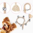 thumbnail image 1 of Timbres, timbres para perros para enseñarles a ir al baño, artículos para mascotas, timbres para perros para paseos en plata, 1 of 4