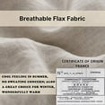 thumbnail image 5 of King Linens 100% Linen Fitted Sheet Stone Washed Solid Color - (1 Piece) 14 inch Deep Pocket Mattress Cover Soft Natural Breathable Farmhouse - Linen, Full Size, 5 of 5
