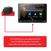 Dual Electronics DCPA901W 9-inch Certified Apple CarPlay Android Auto Wired or Wireless Single DIN Car Stereo Radio Built-in Bluetooth Sirius XM Ready New