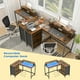 thumbnail image 5 of Escritorio de Computadora 43 Inch L Shaped Escritorio con Power Outlets y Led Lights 3- cm de Profundidadrawer Gaming Escritorio con Almacenamiento Shelves y Monitor Soporte Reversible Oficina..., 5 of 7