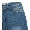 thumbnail image 4 of Men's Flex Stretch Slim Skinny Fit Casual Denim Jeans Shorts, Light Blue, 4 of 8