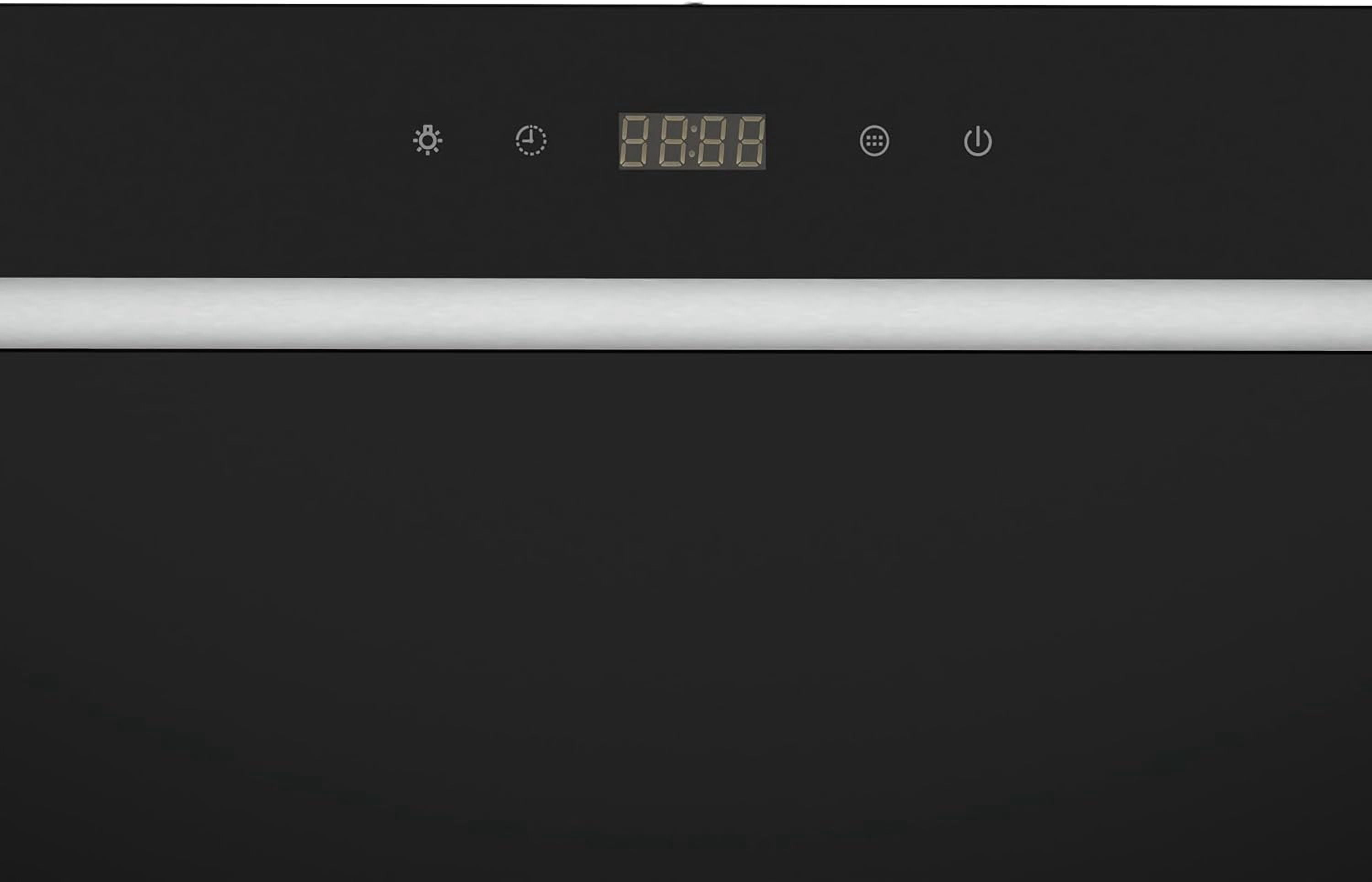 Streamline 36 in. Gorizia Ducted Insert 350 CFM Range Hood in Glossy Black with Mesh Filters, Touchpad Control, LED Lights