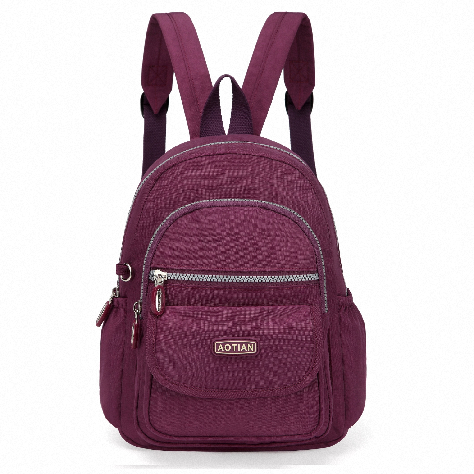 AOTIAN Mini Nylon Women Backpacks Casual Lightweight Small Daypack for Girls Purple - image 1 of 7