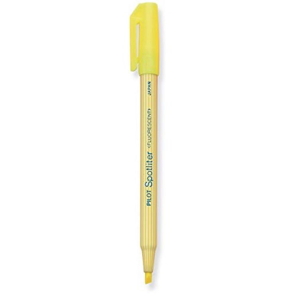 Pilot Spotliter Fluorescent Highlighters, Chisel Tip, Yellow SINGLE(45011)