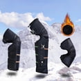 thumbnail image 3 of Rodilleras Térmicas Para Invierno, Protectores De Pierna Con Forro Polar Y Diseño Cortaviento Para Ciclismo, Motocicleta Y Deportes Al Aire Libre, 3 of 7