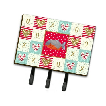 Piranha Love Leash or Key Holder Red