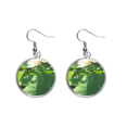 thumbnail image 1 of Lotus Pond White Ear Dangle Silver Drop Earring Jewelry Woman, 1 of 3