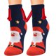 thumbnail image 1 of Calcetines de terciopelo coral para otoño e invierno, calcetines magnéticos navideños de mano en mano, calcetines largos deportivos absorbentes de sudor, calcetines de mujer, 1 of 3