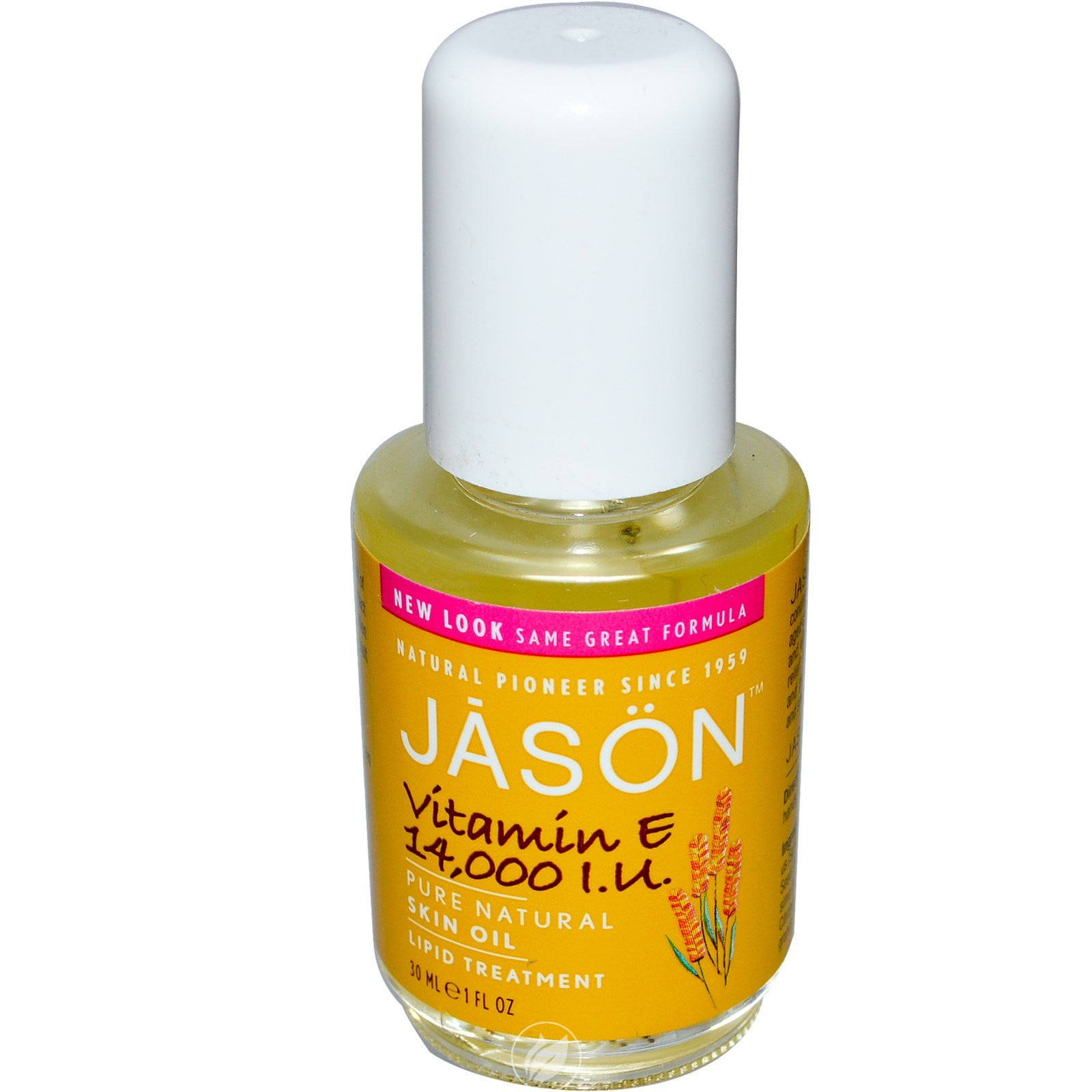 Vitamin E Oil 14,000 Iu Lipid Treatment Jason Natural Cosmetics 1 Oz Liquid, Pack of 2