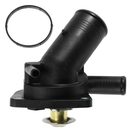 Unique Bargains 1 Pc Car Thermostat for Land Rover Range Rover 2006-2009 LR3 2005-2009 Durable Plastic Black Inner Engine Coolant Thermostat Housing Assembly