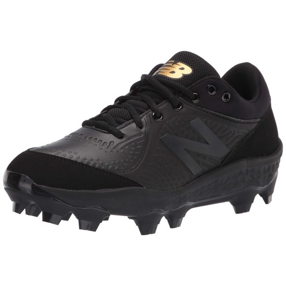 New Balance Men's Fresh Foam 3000 V5 Metal Baseball Shoe, Black/Black, 5