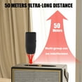 thumbnail image 2 of Wireless Violin Guitar Microphone System Clip On Instrument Receiver Transmitter 50 Meters Interview Meeting Lecture, 2 of 13