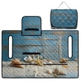 thumbnail image 5 of Pzuqiu Golf Cart Seat Covers Pockets With Pockets, Compatible with Golf Club Outdoor Quilted Golf Cart Seat Covers(Starfish and Conch Pattern), 5 of 9