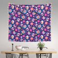 thumbnail image 2 of Sikiie Skull Blue Flower tapestry wall hanging home decor for bedrooms, living rooms, dorms 60x51in, 2 of 6