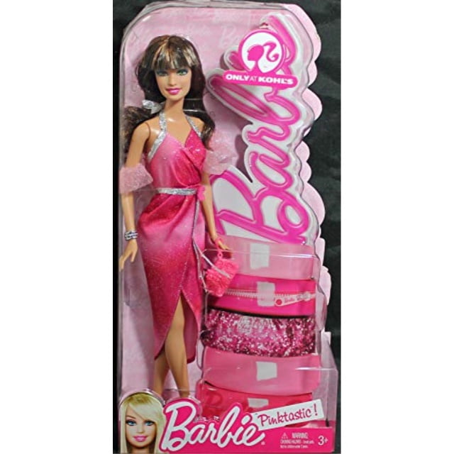 pinktastic barbie doll - barbie brunette pink evening gown - Walmart.com - Walmart.com