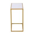 thumbnail image 6 of Topcobe Simple Marble C-Side Table, Safa Side Table for Living Room Bedroom, White, 6 of 8