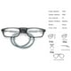 thumbnail image 5 of Gafas de lectura Tr de alto grado Absorción magnética Cuello colgante Lectores Funky Gafasred-2.75 Aumento Aespa oso de fresa  Electrónica, 5 of 5