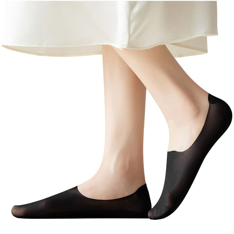 Fnooota Womens No Show Socks, Non Slip Pack Lightweight Thin Low