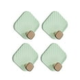 thumbnail image 6 of Esquirla 2 X 4 X Multifunctional Hooks, Towel Hooks, Decorative Door Hanger, Towel Wall Hanger for Living Room, Pantry, Closet, Jackets, Hats , green, 2 Pcs, 6 of 8