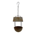 thumbnail image 2 of JIhuahe Bird Feeder - Vintage Rustic Hanging Design, Retro Metal Construction for Outdoor Garden, Attracts Wild Birds to Yard, 2 of 5