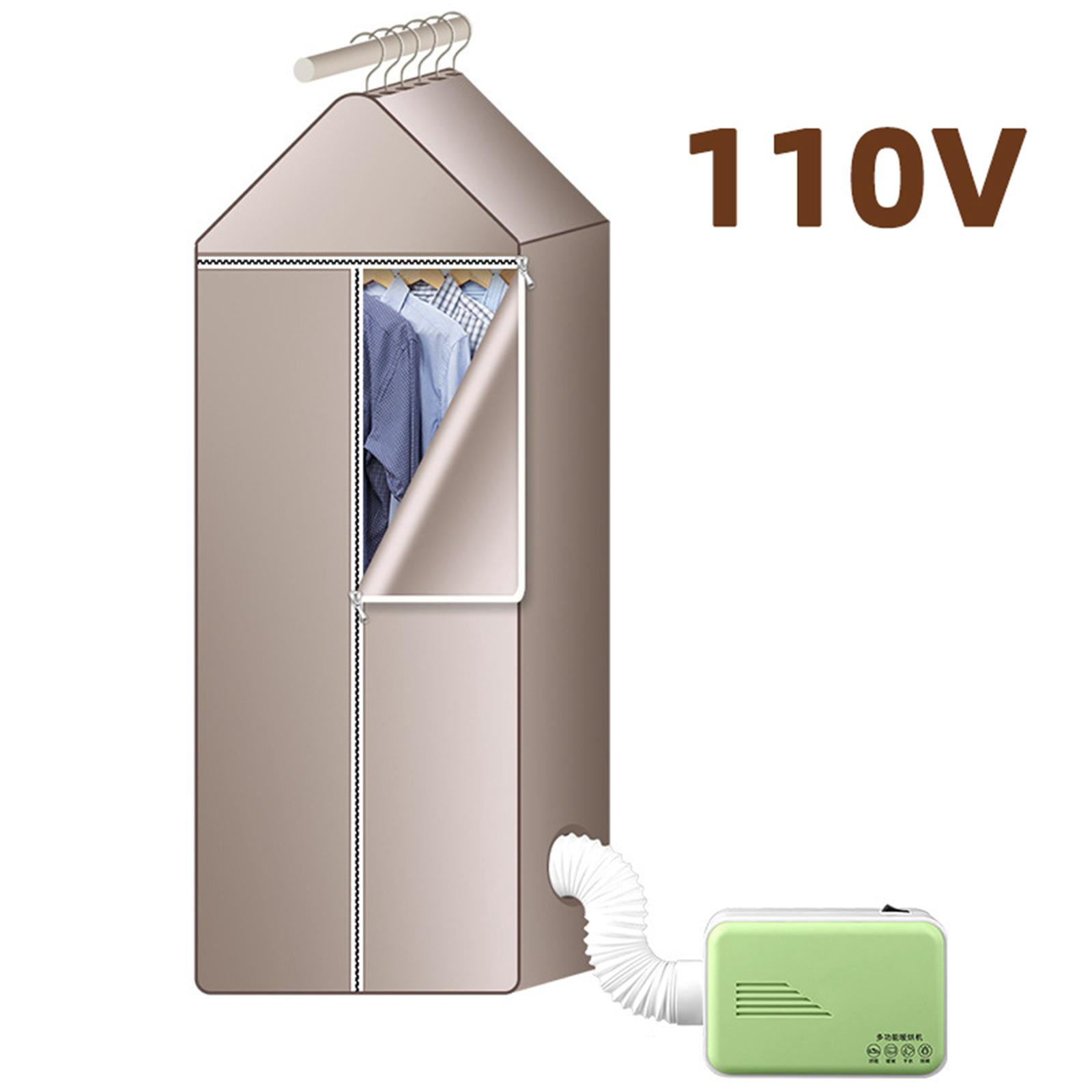 Portable Clothes Dryer - Electric Clothes and Shoe Drying Hanger Foldable Clothes Dryer with Cold/Hot Drying and Timer Dryer Rack Machine US Plug
