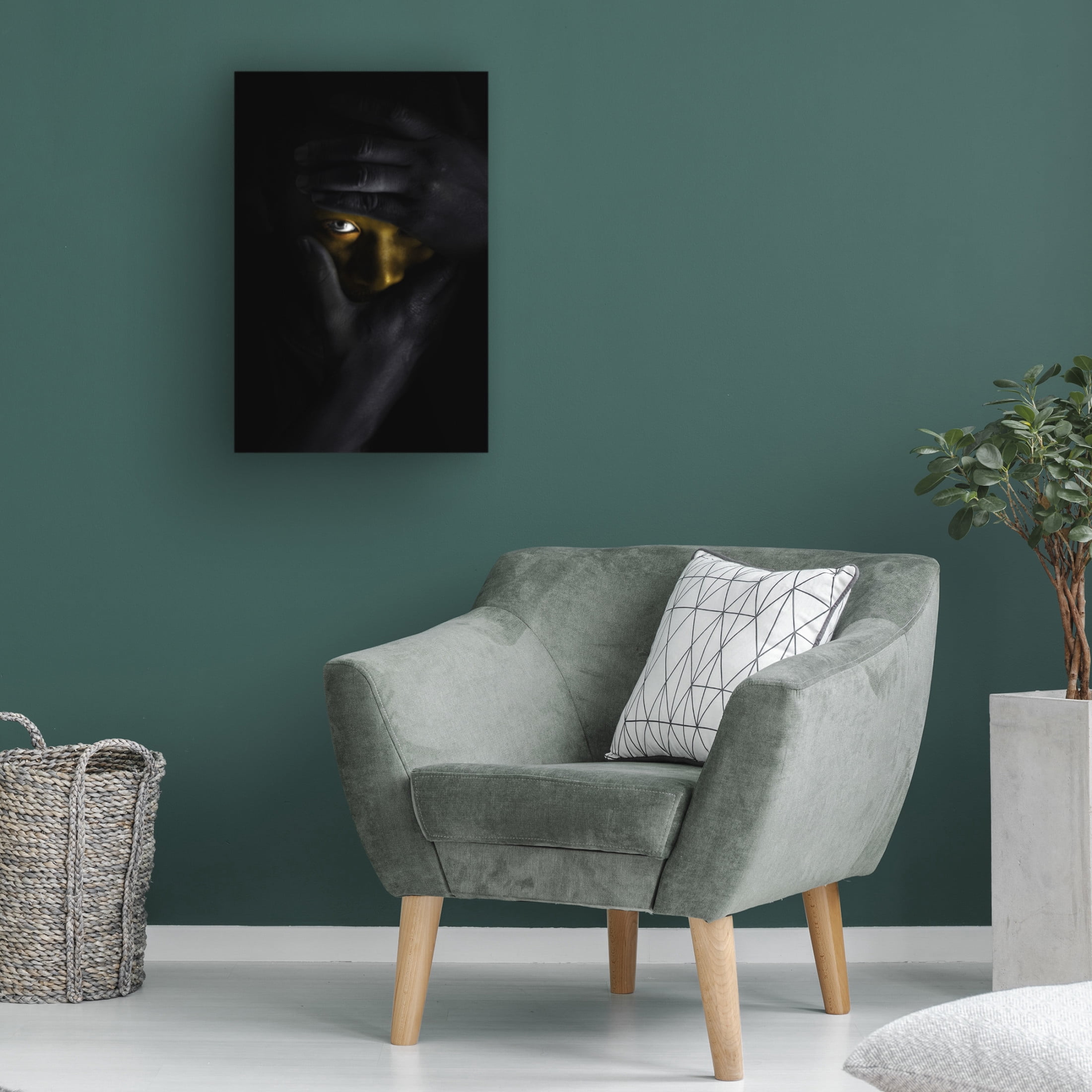 Canvas Wall Art - Domenico Petrocca 'The Silence' Wall Art for Living Room, Bedroom, or Office Décor by Trademark Fine Art - 30 x 47 Inches